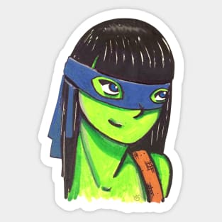 Leonardo Girl Sticker